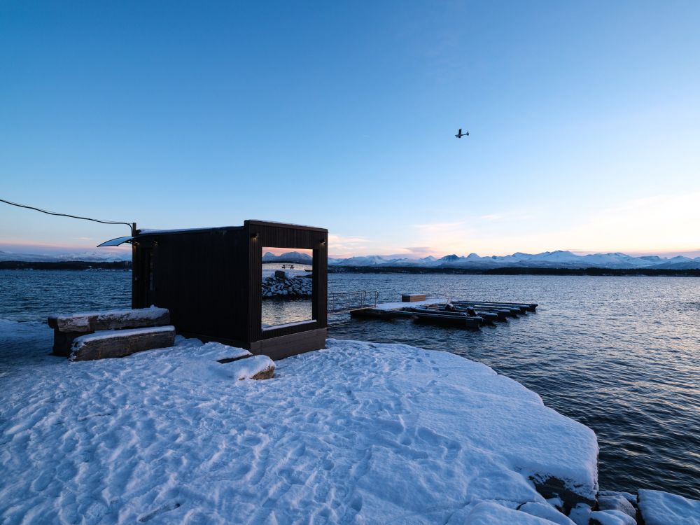 Badstue i molde  varme, velvære og utsikt mot romsdalsfjorden